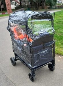 loc-assmat Wagon W4 LUXE Wonderfold 4 places habillage de pluie